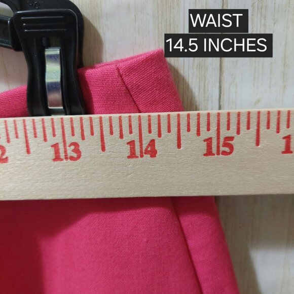 NWT Commense Pink & White Linen Blend Color Block Trim Crop Top & Mini Skirt~Med - Picture 6 of 10